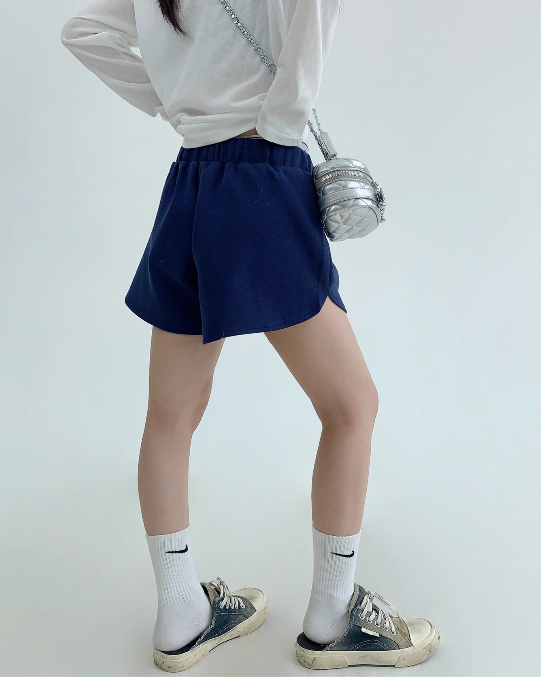 Logo Printed Sweat Shorts YLS0870