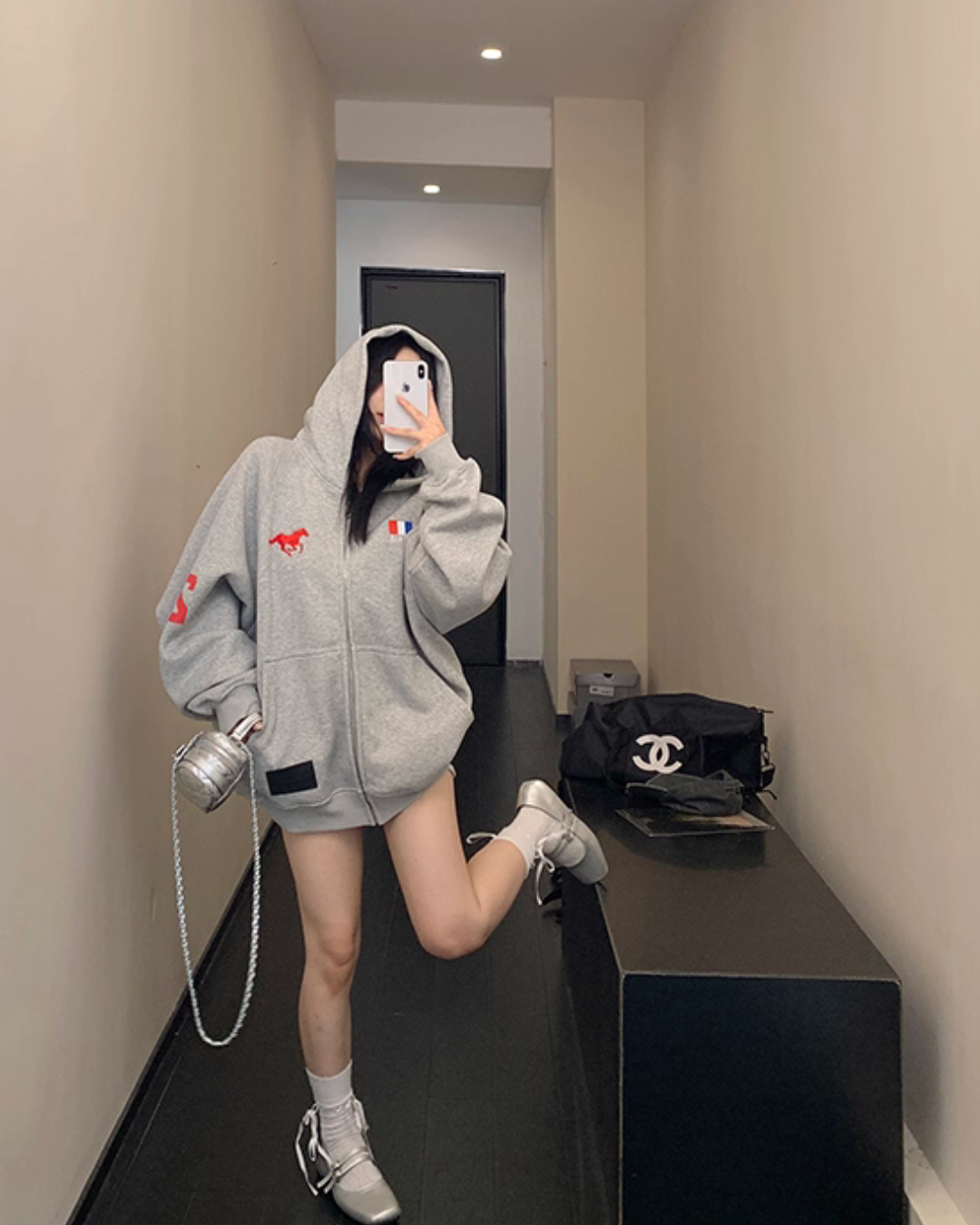 Vintage Loose Zip Hoodie YLS0928