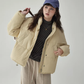 Stand Collar Short Down Jacket AMU0048