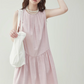 Pink Striped Sleeveless Dress AMU0020