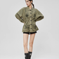 Retro Green Embroidered Shirt FER0045