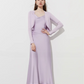 Satin Flare Strap Dress DPY0003
