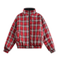 Plaid Down Jacket EZK0030