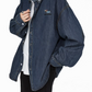Retro Loose Silhouette Denim Shirt ICM0083