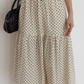 Dot Sheer Puff Sleeve Dress VAS0025