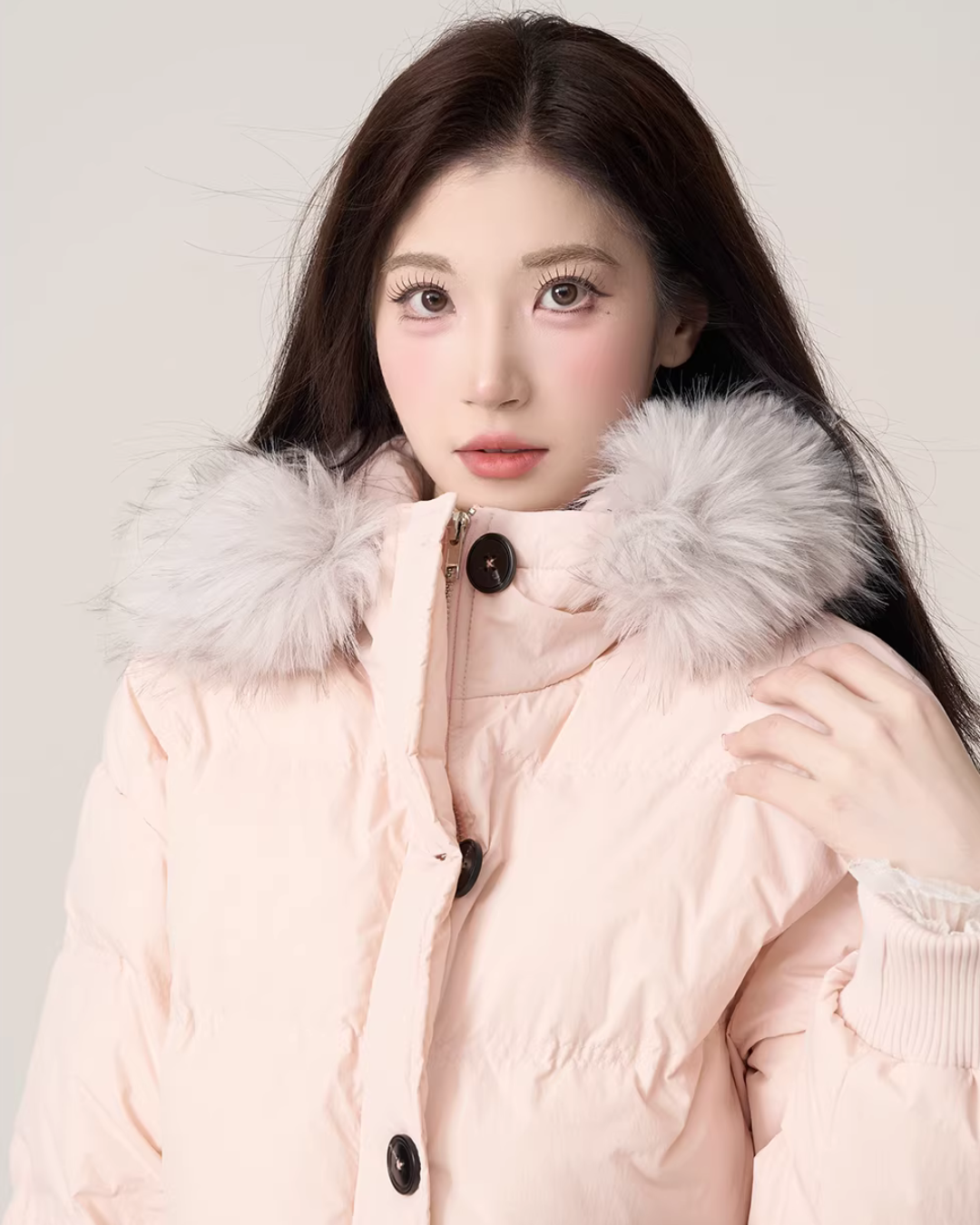Fur Collar Puffed Jacket WDB0010