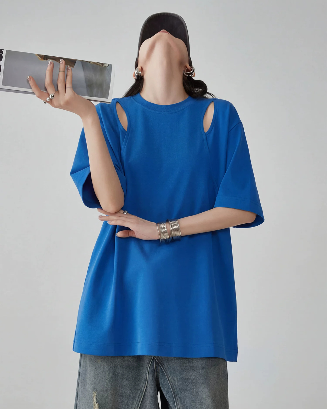 Cutout Oversized T-Shirt FER0227