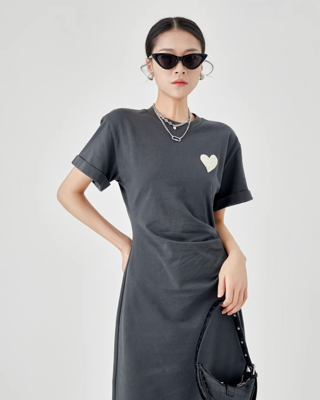 Heart Patch Dress LLA0049