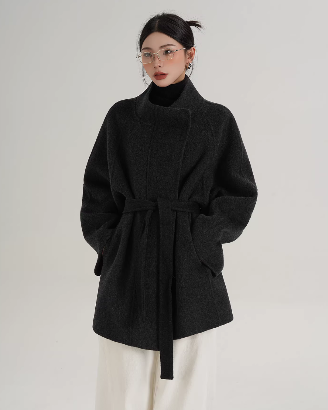 Wool Mid-Length Coat SRS0398