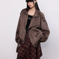 Faux Suede Jacket EZK0101