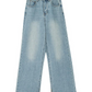 Slit Wide Denim Pants ABW0016