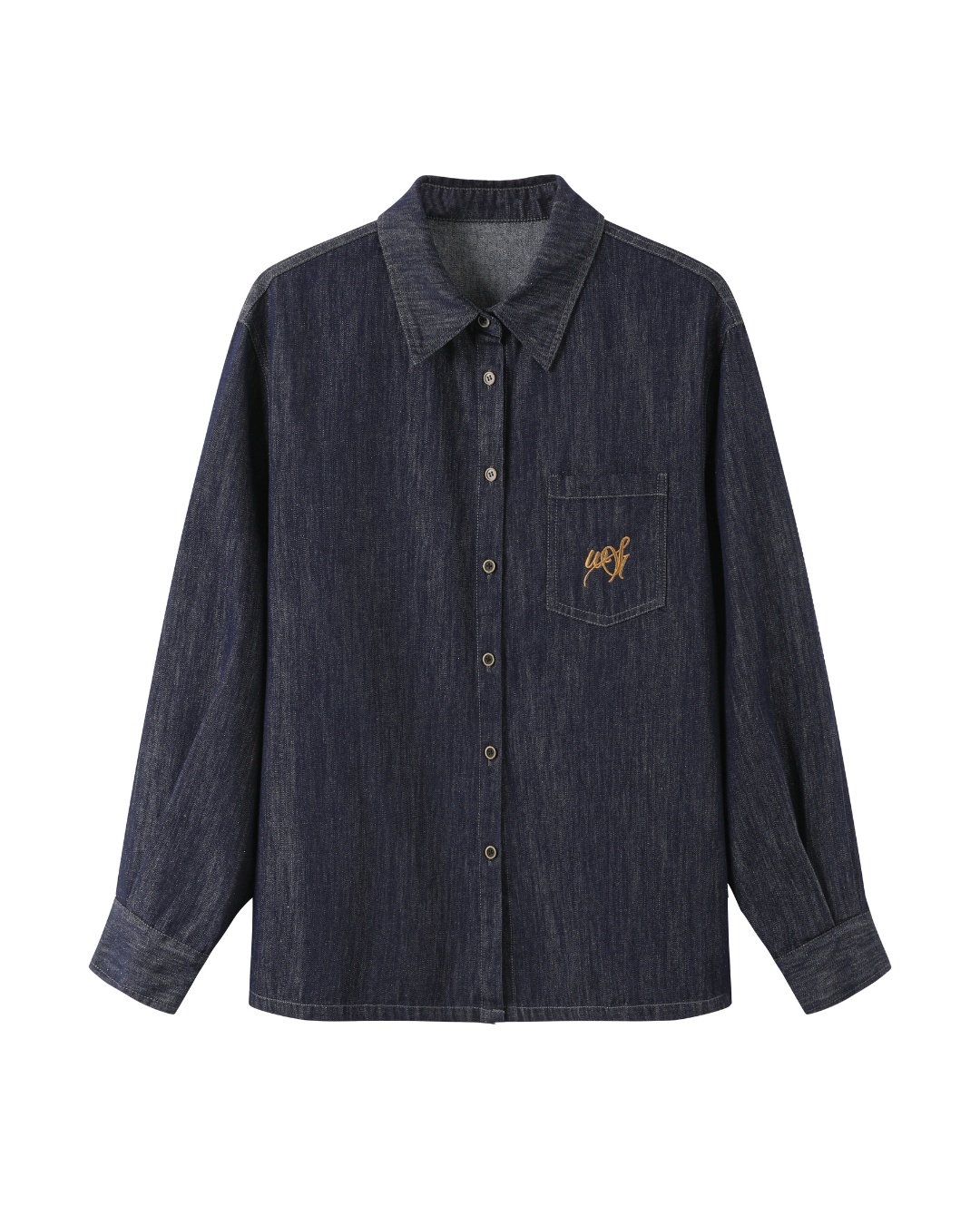 Denim Shirt / Wide Denim Pants / Shoulder-Carry Top WEO0072