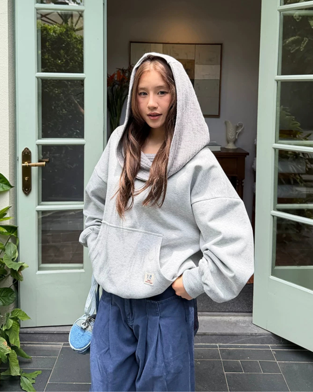 Off-Shoulder Sweatshirt Hoodie CYE0105