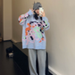 Graffiti Jacquard Knit Tops YLS0665