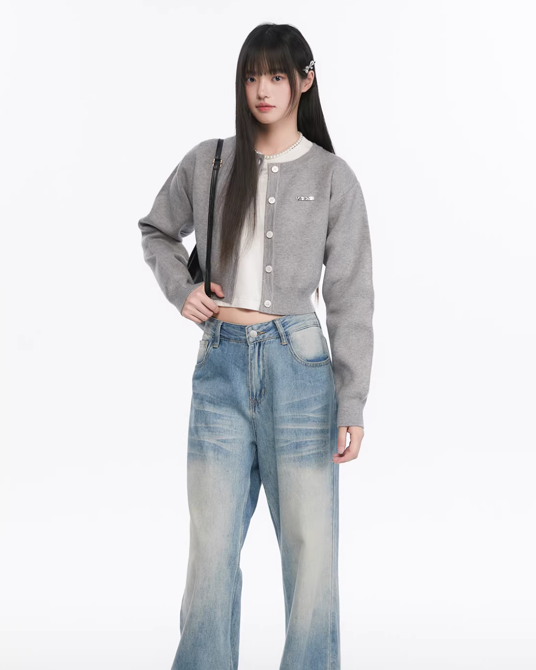 Soft Short Knit Cardigan KIP0007