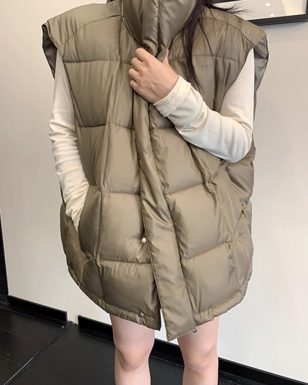 Stand Collar Down Vest YLS1006