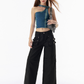 Cropped Denim Halter Neck Tops VSE0058