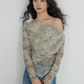 Asymmetrical Sheer Top VAS0071