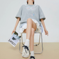 Headphone Print Short-Sleeve T-Shirt FER0168