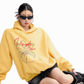 Flower Motif Loose Hoodie ICM0076