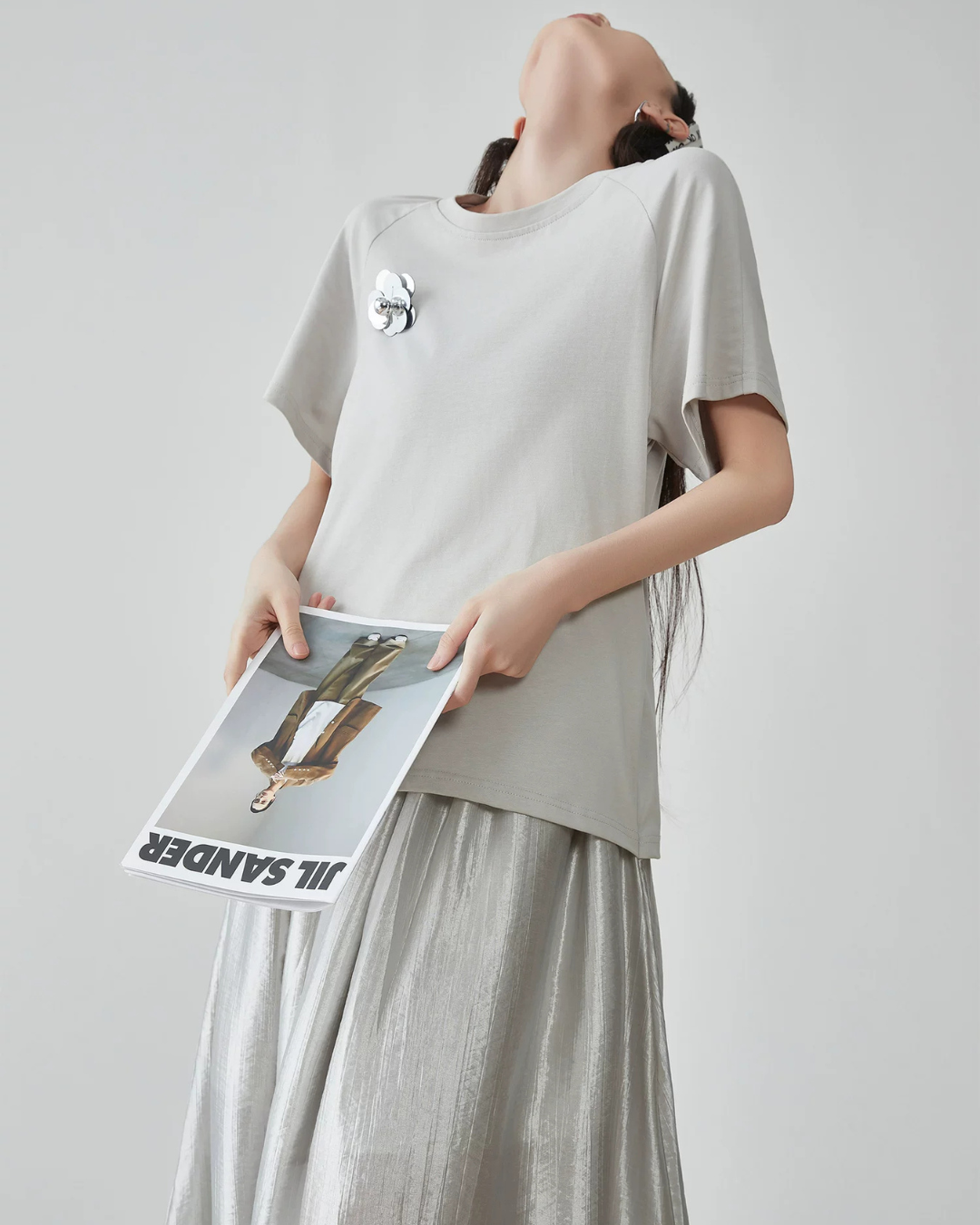Metallic Silver Docking Dress FER0243