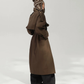 Oversized Stand Collar Long Trench Coat ACS0381