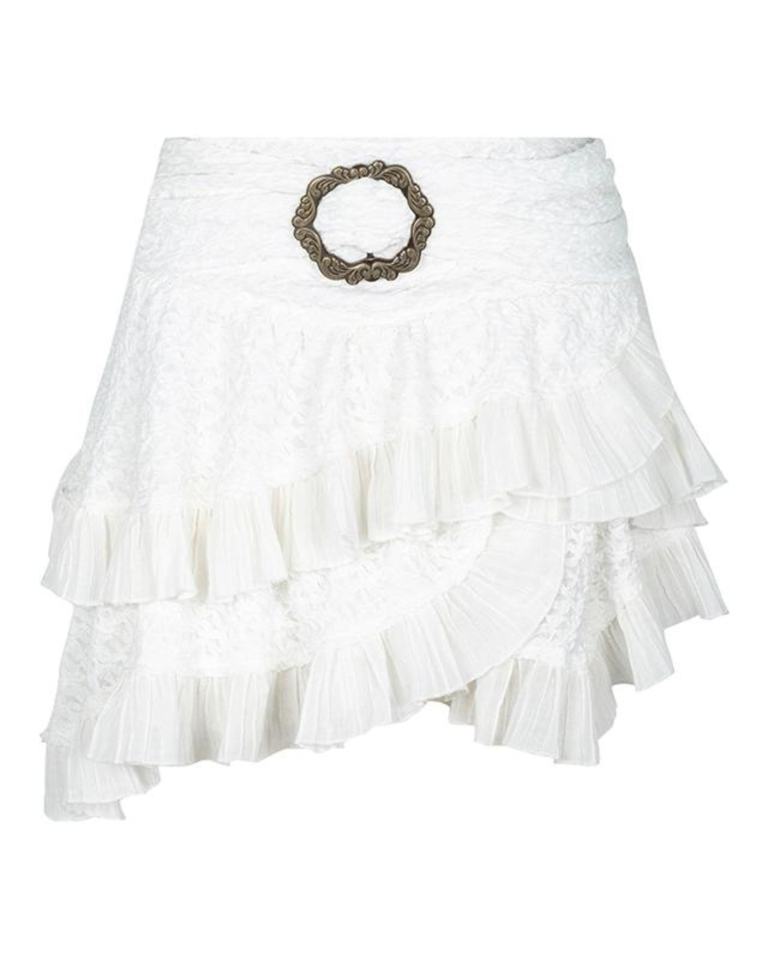 Ruffled Tiered Mini Skirt SAP0018