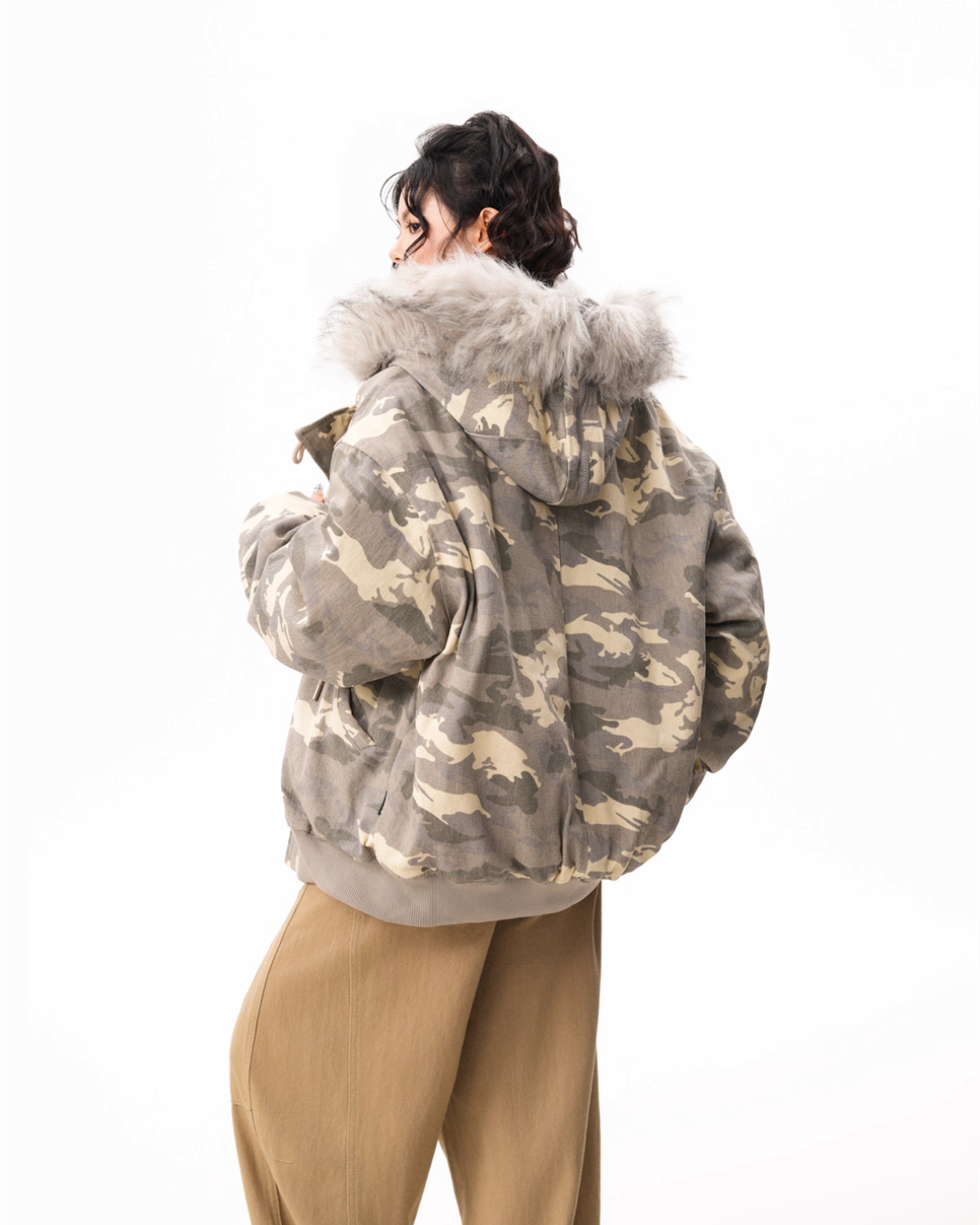 Fur Collar Cotton Jacket BWA0003