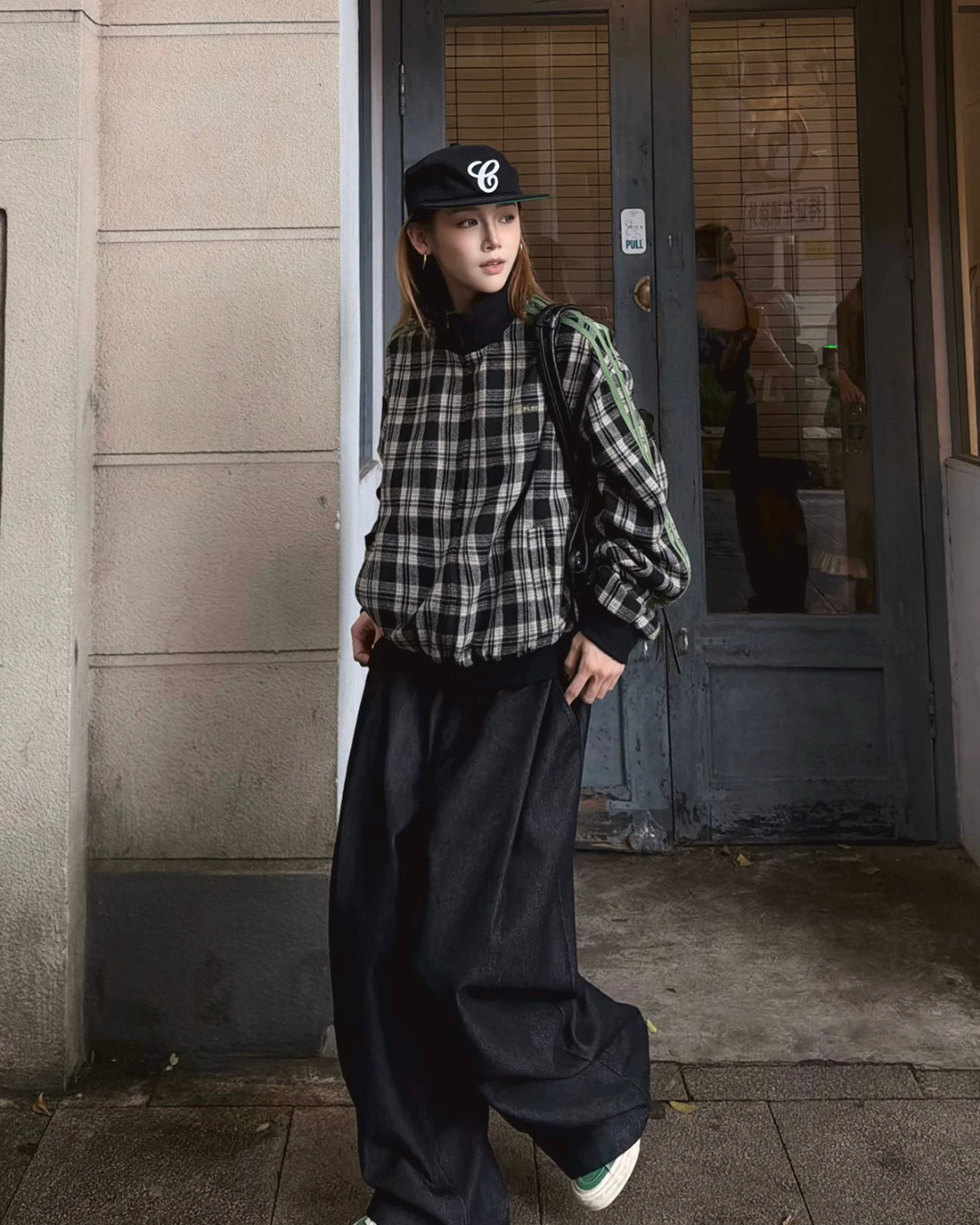 Checkered Track Jacket WWP0020