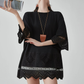 Scallop Lace Oversized Top FER0164