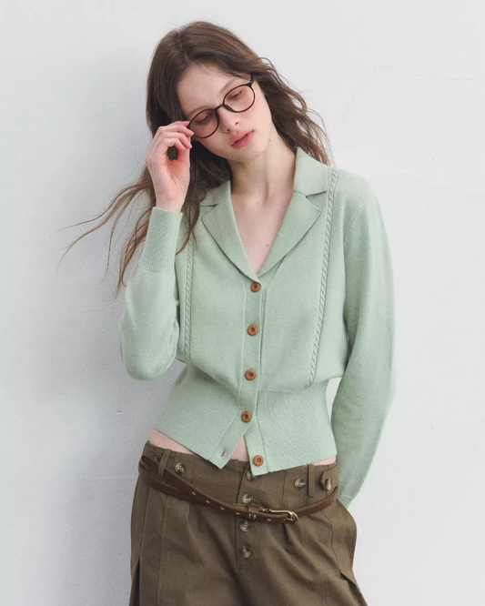 V-Neck Spring Knit Top SPY0037