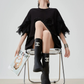 Ribbon & Tulle Frill T-Shirt FER0189