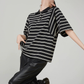 Striped Oversized Polo Shirt FER0244