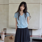 French Sleeve Knit Top SMS0027