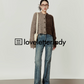 Round Neck Two Color Cardigan LLA0525