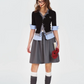 Layered Style V-Neck Slim Knit BHB0002