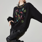 Crew Neck Embroidered Top FER0154
