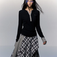 Paid Asymmetrical Long Skirt PUC0013