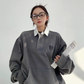One Point Polo Sweatshirt YLS0732