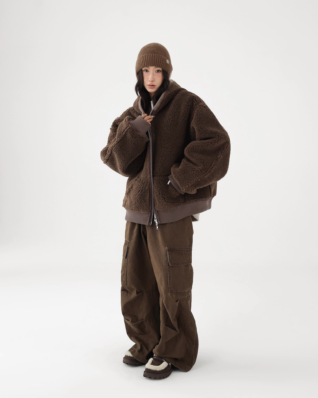 Reversible Nylon Boa Jacket ACS0307