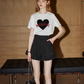 Heart Logo Short Sleeve T-Shirt KMV0014