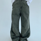Oversized Denim Cargo Pants YLS0936