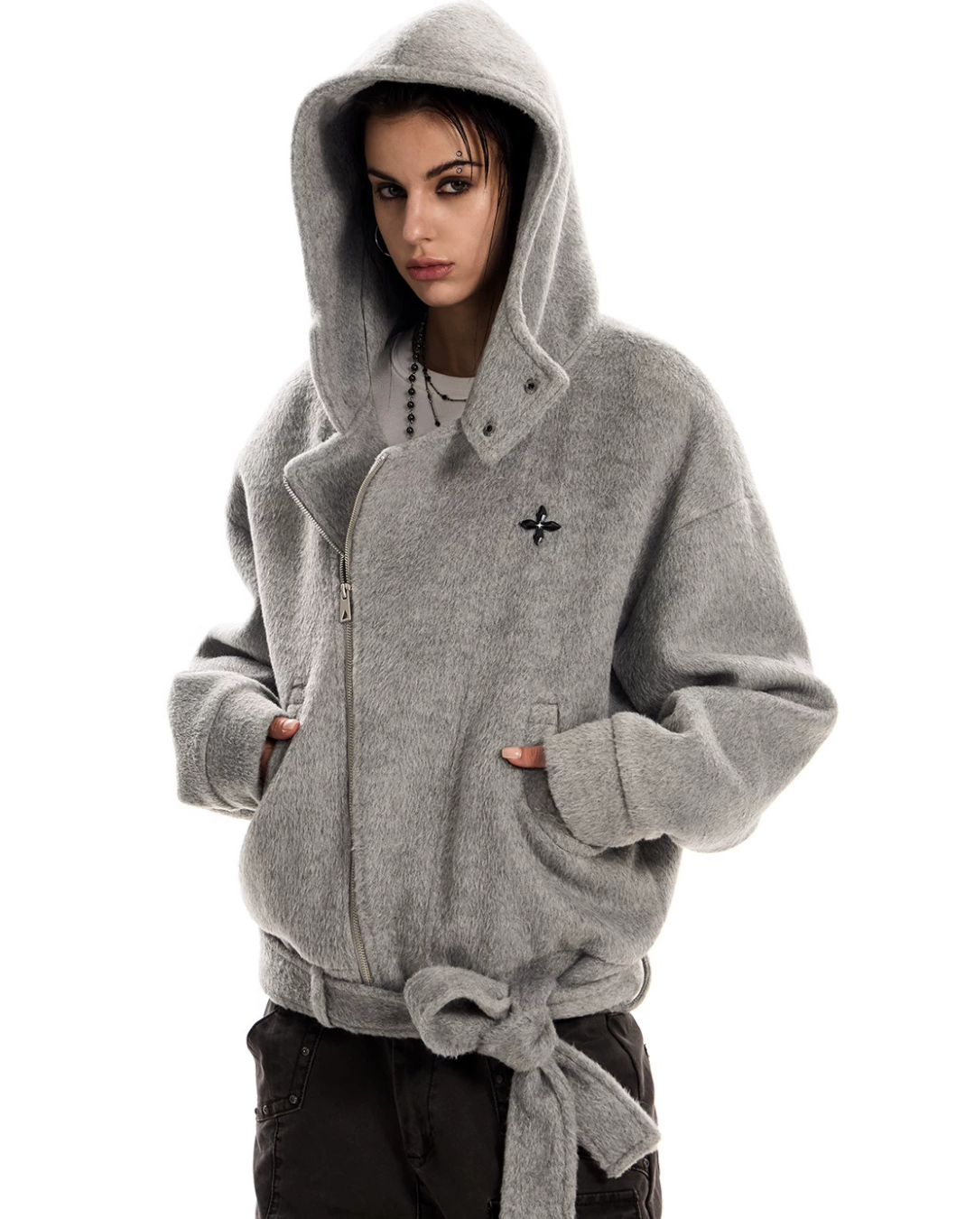 Wool Zip-Up Blouson ZTS0023
