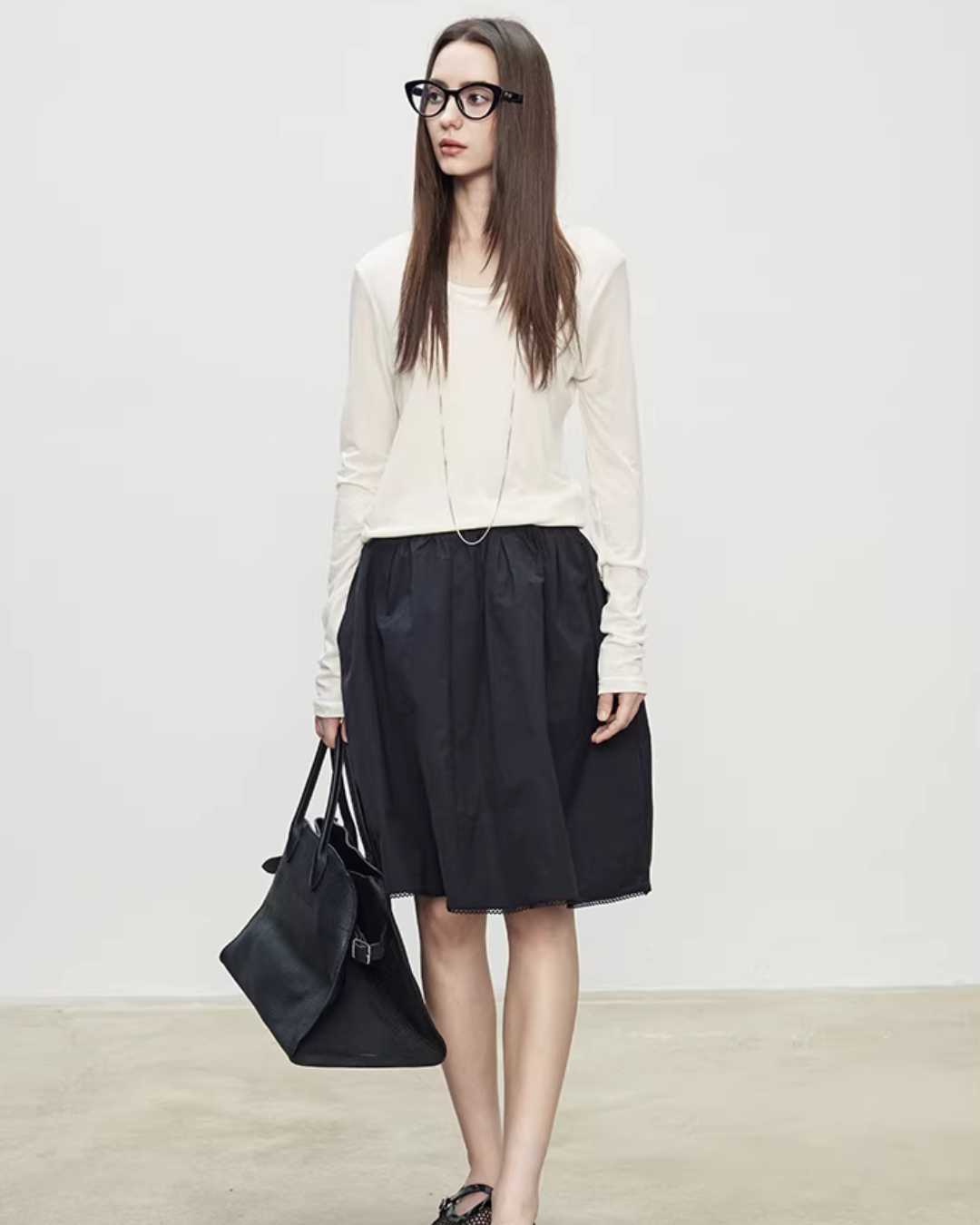 Retro Puffy Half Skirt TEO0006