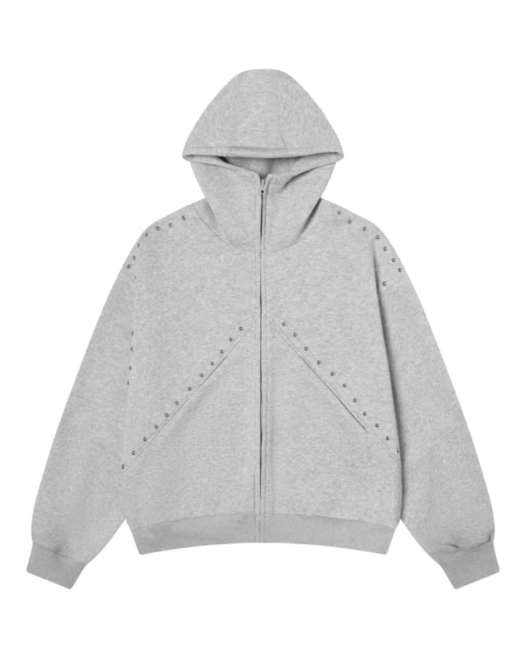 Ear Hood Long Sleeve Zip Hoodie BLB0031