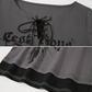 Vintage Lace Up Layered Tops CEN0020