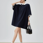 Two-Tone Polo Shirt Dress FER0226