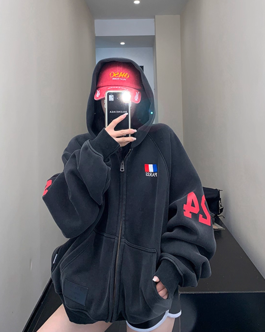 Vintage Loose Zip Hoodie YLS0928