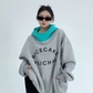 Color Hood Logo Pullover Tops YLS0612