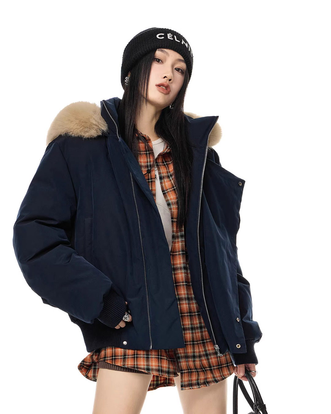 Fur Hood Down Jacket ICM0099